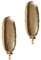 Wand Kerzenhalter 2er Set aus Eisen Gold Elegante Wanddeko Feijo