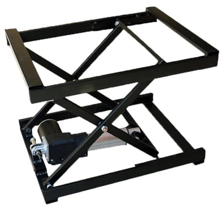 JXYQ Tavolo elevatore Pieghevole, Tavolo elevatore a Forbice Elettrico con Telecomando, Altezza Regolabile 100-310 mm, Piattaforma elevatrice elettrica, Wireless