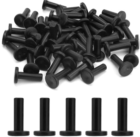 50 Pezzi Tappi Terminali per Irrigazione Goccia, Raccordi T Neri da 1/4'' Accessori Collegamento Rapido 1/4 per Tubi D'irrigazione o Irrigatori