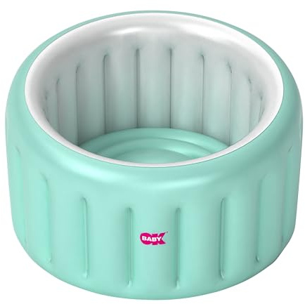 Bañera inflable OKBABY Oplà Soft para bebés de 8 a 36 meses - Azul