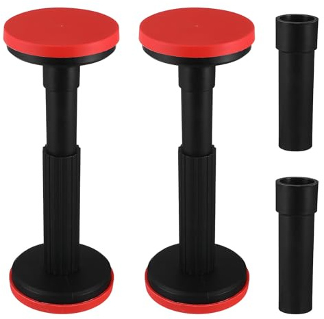 Zerodeko Möbelfüße 2 Stück Höhenverstellbar aus Robustem Nylon Verstellbare Füße für Campingtische und Schreibtische Möbelbeinverlängerungen für Wohnzimmermöbel