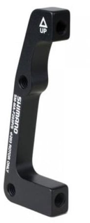 SHIMANO MA-F Disc Brake Mounting Bracket (Black, 180-mm Post/Post Front)