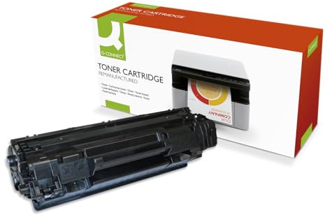 Q-Connect Compatible Toner for HP CE278A Toner Cartridge, Black