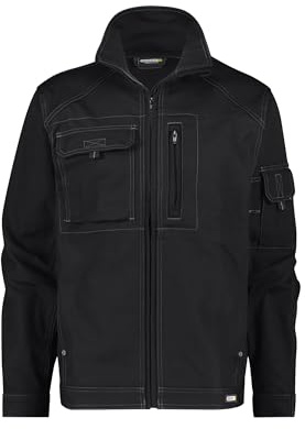 DASSY® Tulsa Canvas Arbeitsjacke - Größe M - SCHWARZ