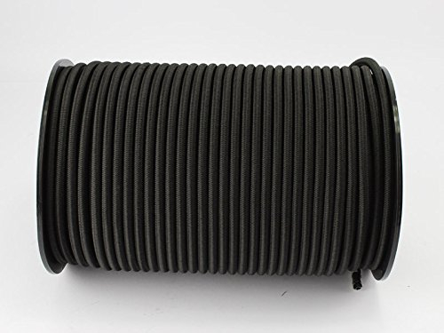 Corde extensible en caoutchouc - 10 mm - 30 m - Noir