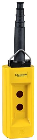 Schneider XACB025 Leergehäuse für Hängetaster Xac-B, 2 Vertikale Bohrungen