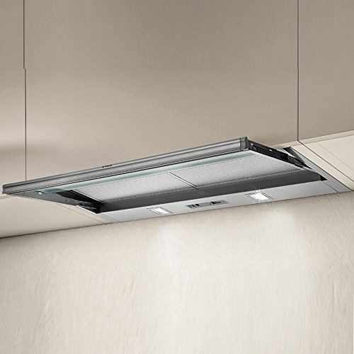 Elica SKLOCK-LED-60 Rated Cooker Hood - Silver