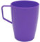 Harfield Purple Beakers Mugs with Handle 280ml Pack of 4 Unbreakable Reusable Polycarbonate Plastic