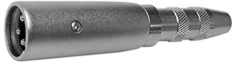 Adaptador XLR macho Jack 6.35 hembra mono