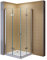 i-flair Duschkabine EMMA mit Falttüren 80x100 cm Höhe: 190cm, Eckduschkabine Falttürkabine aus durchsichtigem 6mm NANO ESG Sicherheitsglas - DK99
