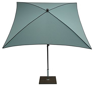 Maffei Art 46BQ Border, Parasol carré cm 200x200, Tissu dralon, Made in Italy. EXCLUSIVITE Couleur Agua