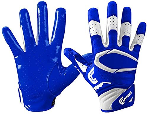 Cutters - Gant de football américain Cutters S451 REV Pro 2.0 bleu pour junior taille - M