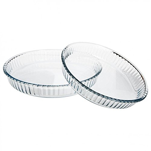 FIVE Simply Smart - Lot de 2 Plats à Tartes Verre 32cm Transparent