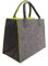 CB Home & Style Filztasche Einkaufstasche Tasche Shopper ca. 35 x 20 x 28 cm (Antrahzit-Grün)