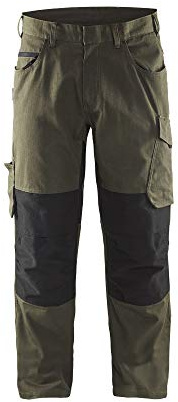 Blakläder 149513304599C152 Service Bundhose, Olivegrün/Schwarz, C152