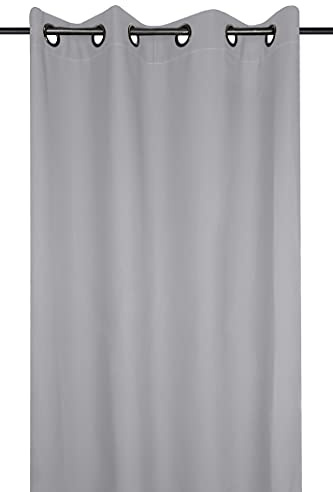 Lovely Casa r64689026 Nelson Vorhang Ösen Polyester Maus 240 x 135 cm