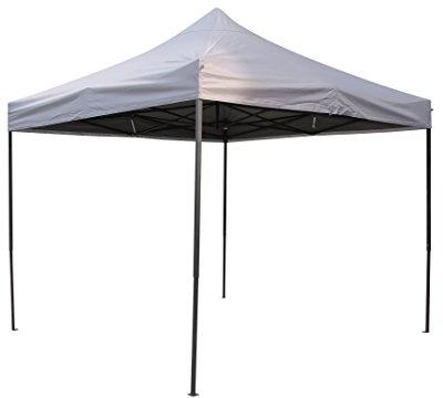 All Seasons Gazebos 3x3m vollständig wasserdichtes Faltpavillon - Metallisch Grau