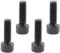 4er Set Wasserflasche Alu Schrauben Sechskantschrauben Schraubenset Für Flaschenhalter - Schwarz