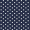 babrause® Baumwollstoff Punkte Navy Blau Webware Meterware Popeline OEKOTEX 150cm breit - Ab 0,5 Meter