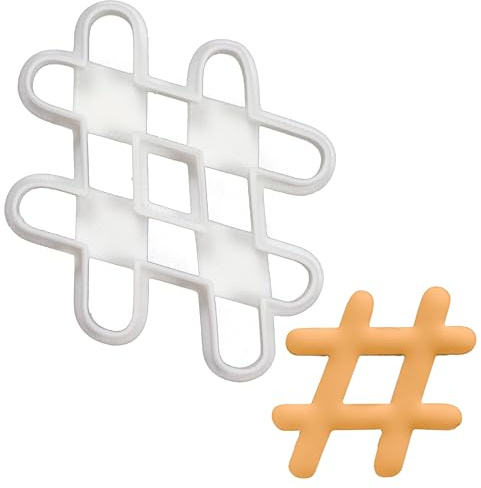 Hashtag Ausstechform, 1 Teil, Bakerlogy