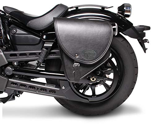 Satteltasche Indiana 10L für Indian Scout/Bobber schwarz Links