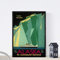 Nacnic Vintage Poster Vintage Plakat. Eisberg in Alaska. A4-Format