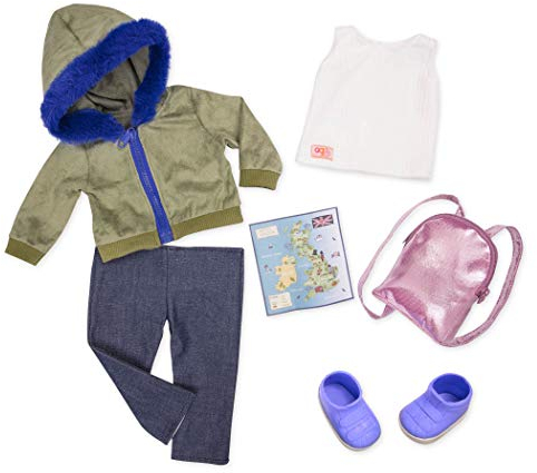 Our Generation Bekleidung Deluxe Outfit Auf Reisen Wanderung