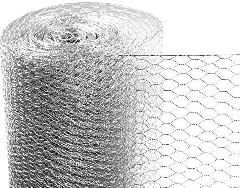ESTEXO Sechseckgeflecht Zaun Draht Hasendraht Drahtzaun Drahtgeflecht 6eck Gartenzaun Drahtgitter (1,00 x 10 m)
