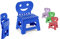 GICOS IMPORT EXPORT SRL Sgabello in plastica con Schienale Forma Viso Pieghevole Colori Assortiti Arredamento Camera Bambini RAO-816079