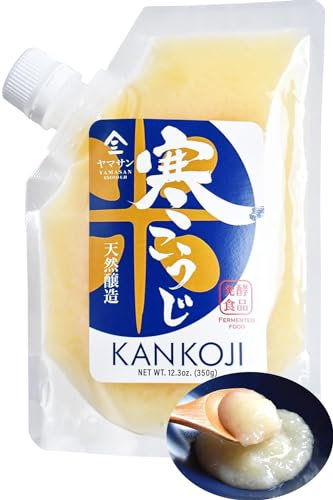 YAMASAN KYOTO UJI Koji Paste, Kan Koji, Japanese Traditional All-Purpose Umami Seasoning for Aging Marinade, Naturally Brewed, No Additives 350G