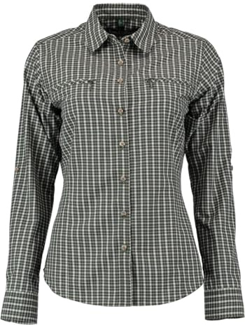 TOM COLLINS Damen Bluse Langarm Freizeitbluse mit Liegekragen Twoios