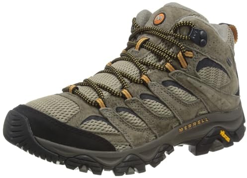 Merrell Moab 3 Mid GTX, Scarpe da Arrampicata Alta Uomo, Pecan, 43 EU