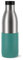 Tefal BLUDROP N3111210 Water Bottle, 0.7 L, Green, Reusable, 18/10 Stainless Steel, Airtight, Silicone Sleeve, Ergonomic, Keeps Drinks Hot 12H and Cold 24H, Dishwasher Safe