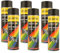 MOTIP Rallye schwarz matt 500ml, 6-teiliges Set