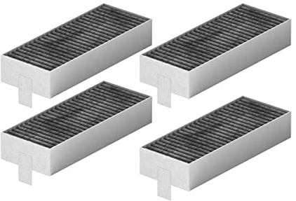 EVAYP / 4x Aktivkohlefilter / 17004796 HEZ9VRUD0 HZ9VRCR0 17004806 Z821VR0 CA282111 17004811 / Passend für Bosch Siemens Neff Küchenhauben, Dunstabzugshauben