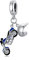 NINGAN Motorrad Anhänger 925 Sterling Silber Reise Serie Charme Accessoires für Damenarmband