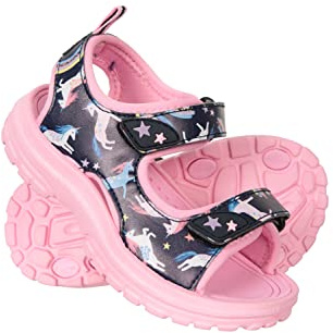 Mountain Warehouse Sand Kids Sandals - Comfortable Footwear, Cushioned Footbed, Touch Strap Fastening, Boys & Girls - Spring Summer, Beach, Walking & Outdoors