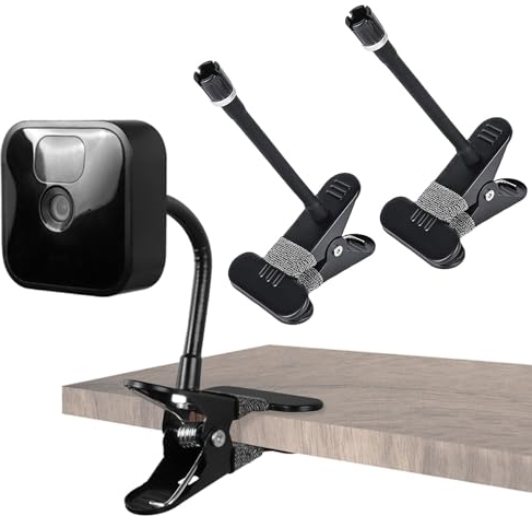 2 Stück Flexible Halterungen, Kamerahalterung Klemmhalterung Metall Kamerahalterung für Blink XT/XT2, Blink Mini und Blink New Blink Outdoor/Indoor
