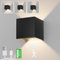 Aipsun akku wandleuchte mit Bewegungsmelder schwarz, 5W, 5500mAh LED Kabellose Wandlampe mit Schalter, 2700K warmweiß, verstellbarer Lichtstrahl, für den Innen