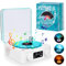 The Waves Vinyl Player, Reproductor de Vinilo The Waves, Nuevo Reproductor de Vinilo 2024, Altavoz de Vinilo Bluetooth Waves Compatible con Bluetooth, TF, Modo AUX.