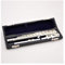 Linkshänder-Flöte, Rückhand-Flöteninstrument, Linkshänder, 16 Löcher, geschlossenes Loch, versilbert