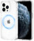 XTCASE Hülle für iPhone 11 Pro Max Magnetisch kompatibel mit Magsafe, Transparent Handyhülle für iPhone 11 Pro Max Durchsichtige PC Rückseite + TPU Bumper - Crystal Clear
