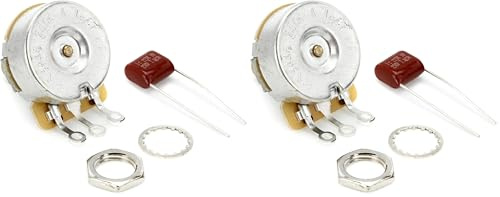 Fender 099-0830-000 Pure Vintage Split Shaft Potentiometer 250K - Lautstärke oder Klang (Packung mit 2)