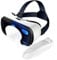 HpLive VR Brille für Handy,Verstellbares VR-Headset mit Controller: Immersives 3D-Erlebnis & Auge(White)