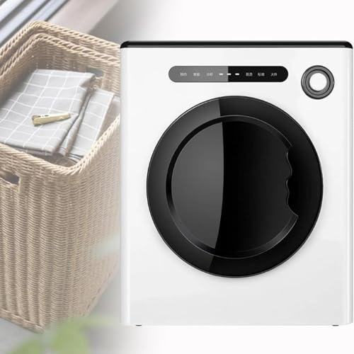 Secadora De 4KG Con Ventilación, Secadora De Sobremesa Independiente, Pantalla LED Totalmente Inteligente, Doble Control Para Invernadero, Parada Cuando La Ropa Está Seca, Esterilización Por Rayos Ult