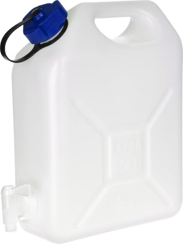 Plastic Water Carrier with Tap & Handle – Food Grade Jerry Can for Camping, Garden & Outdoor Use – Portable Fluid Container (5 Litre)
