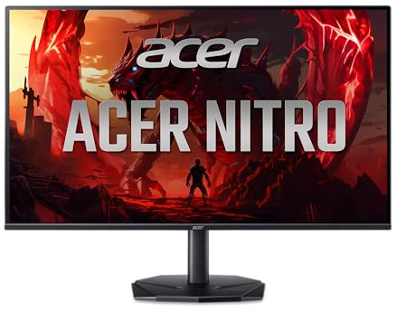 Acer Nitro KG240Y W3bibi IPS Gaming Monitor Full HD 1920 x 1080 | AMD FreeSync Premium | Aggiornamento 240Hz | fino a 0,5 ms | 99% SRGB | Supporto HDR 10 | 1 porta display 1.2 e 2 HDMI