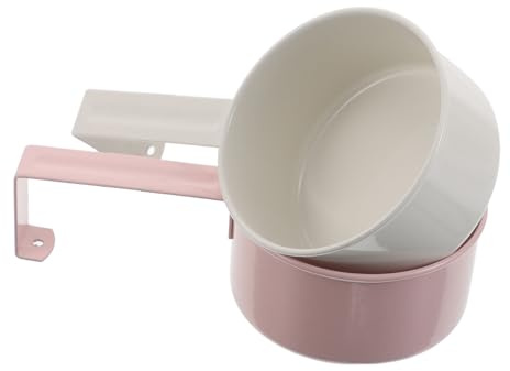 UPKOCH 2 Stück Metall Messlöffel für Waschpulver, Dosierhilfe Waschmittel | Robuste Schaufel mit Aufhängehaken für Reinigungsmittel & Tierfutter Portionierung, 109g Eisen Schöpfkelle 2er Set Bunt