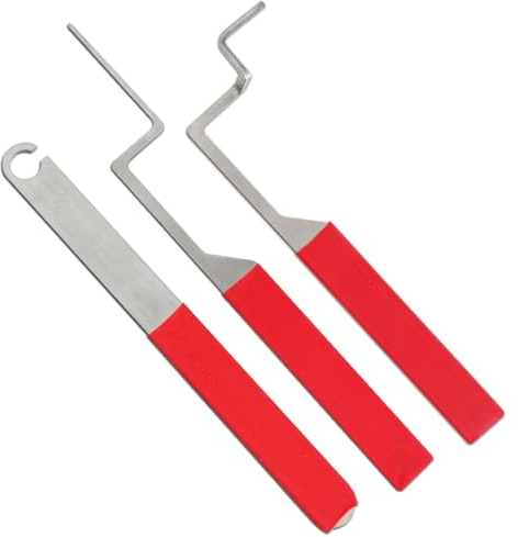 3 Pack Window Lock Opener Tool Set, Rust-Resistant Steel Window Opening Tool with Ergonomic Grip for Easy Use