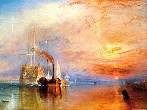 1art1 Joseph William Turner Poster Die Kämpfende Temeraire, 1839 Kunstdruck Bild 80x60 cm